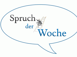Spruch der Woche